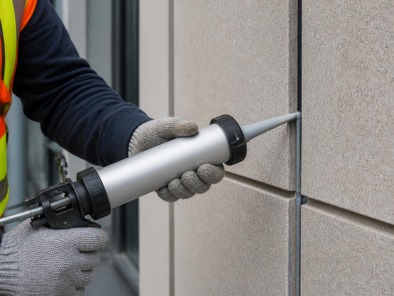 Masonry joints sealed after repointing