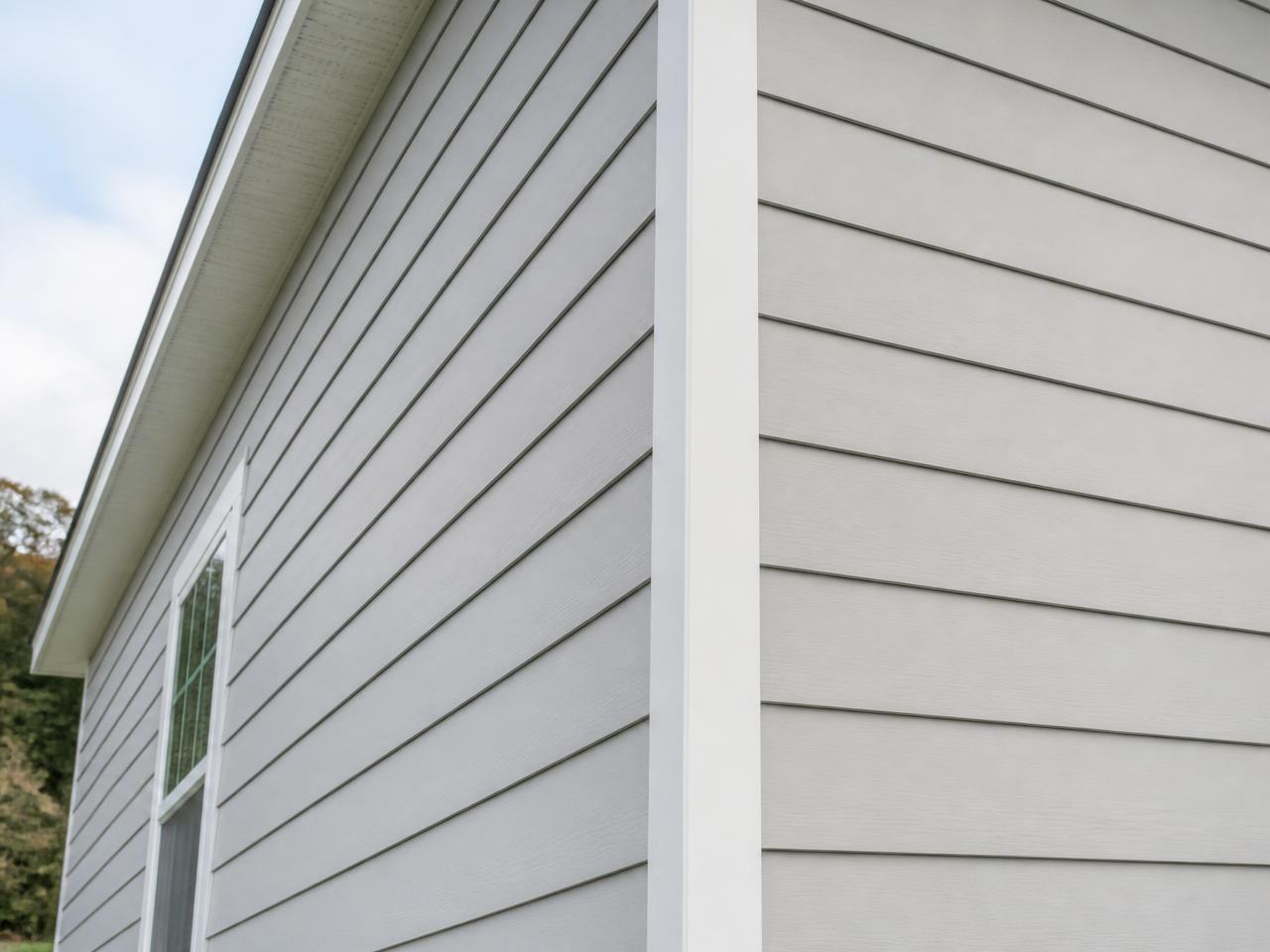 Stone veneer accent paired with new siding