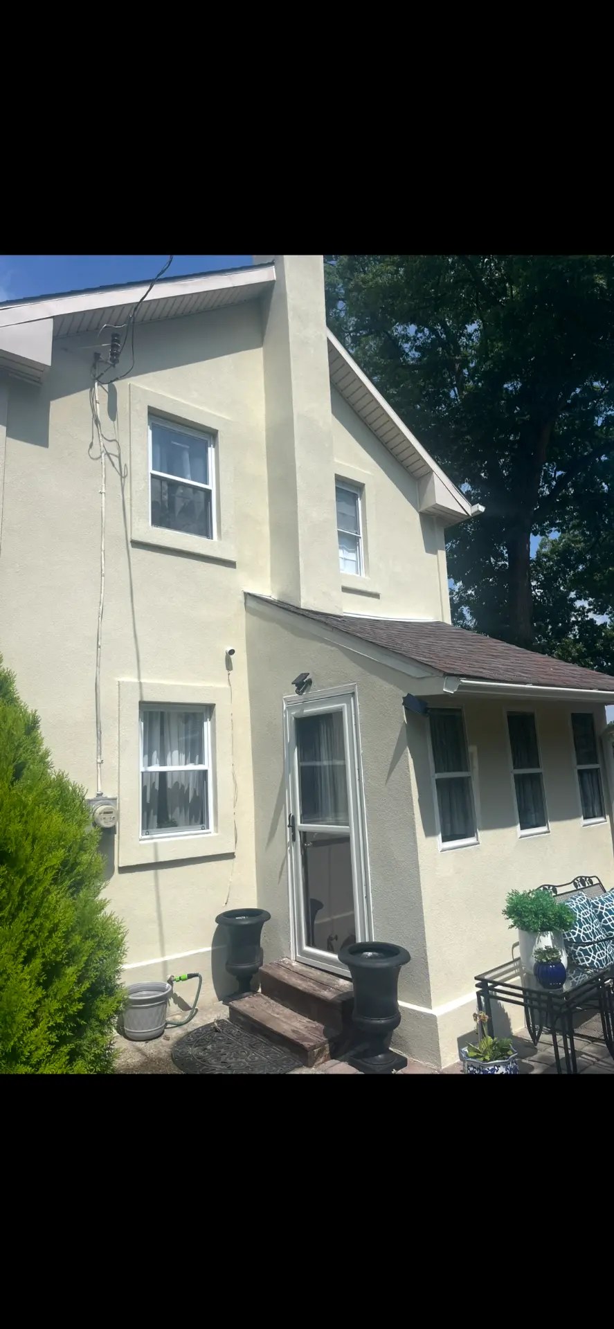 Window perimeter sealed to stop stucco moisture intrusion