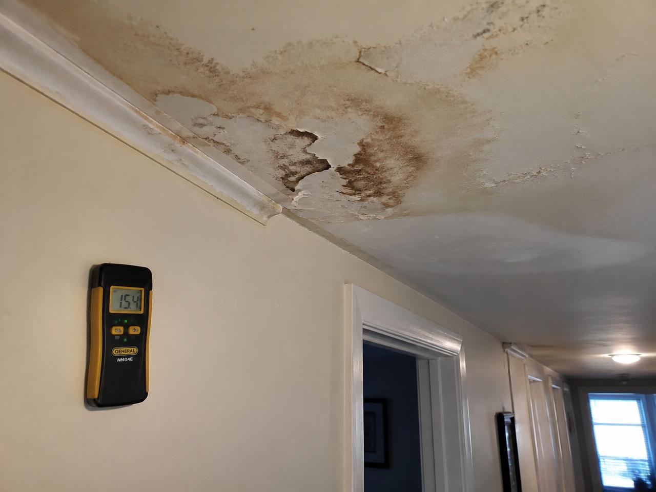 Containment set up after a water loss to prevent mold growth