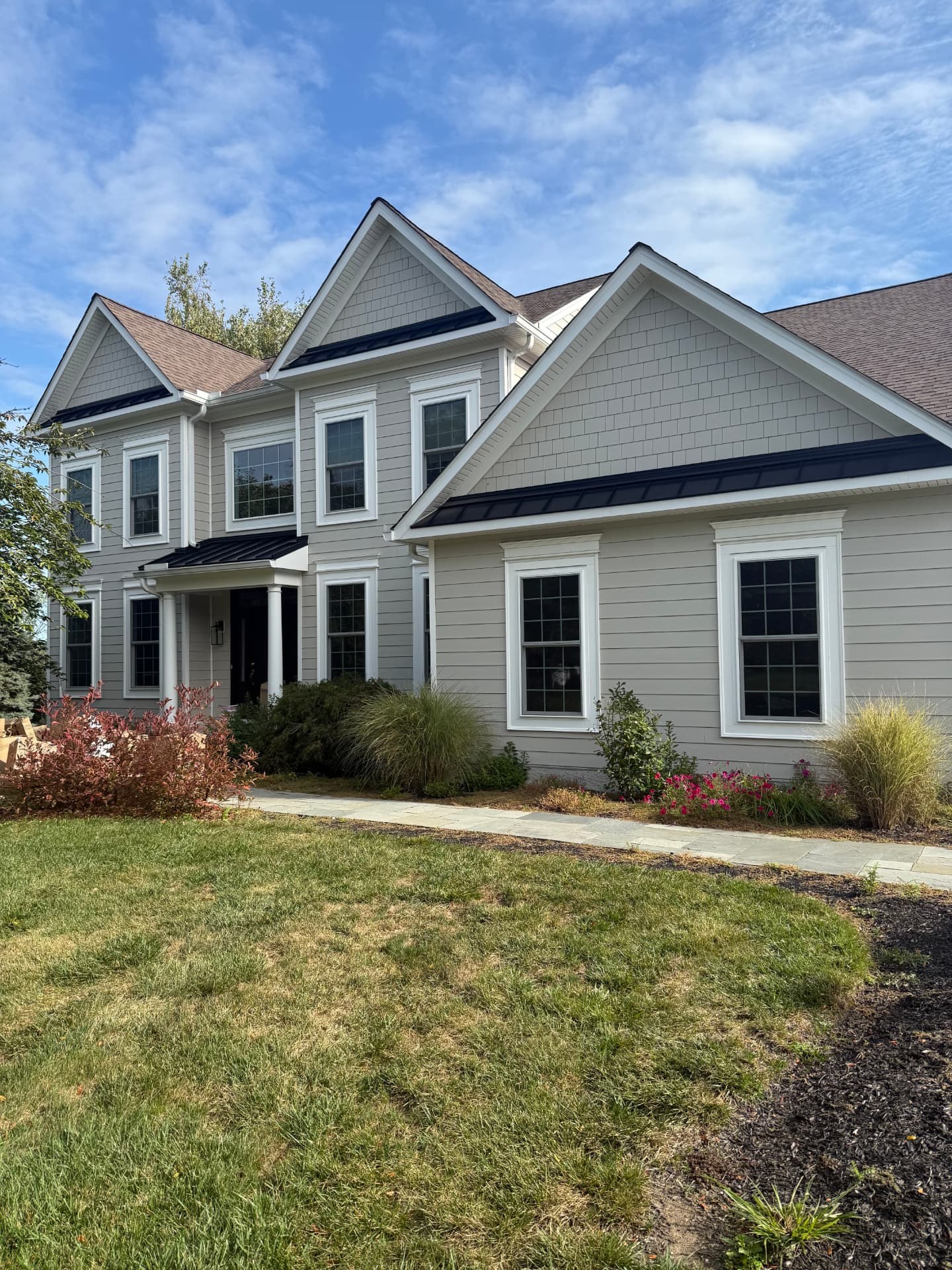 New concrete driveway poured in Marple Township, PA